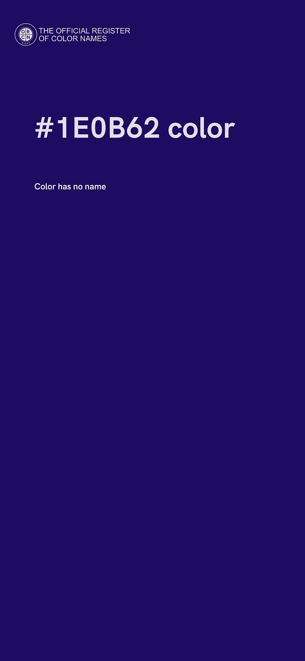 #1E0B62 color image