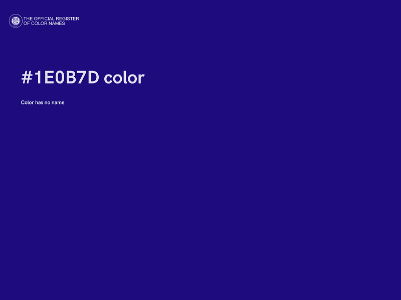 #1E0B7D color image