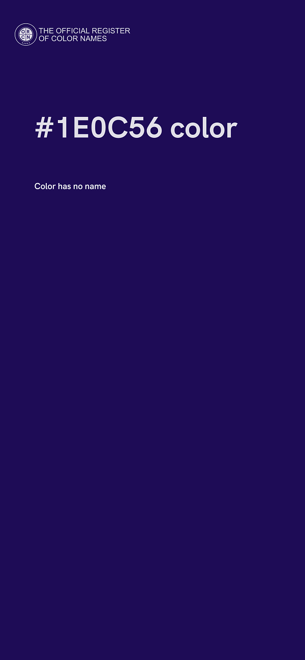 #1E0C56 color image