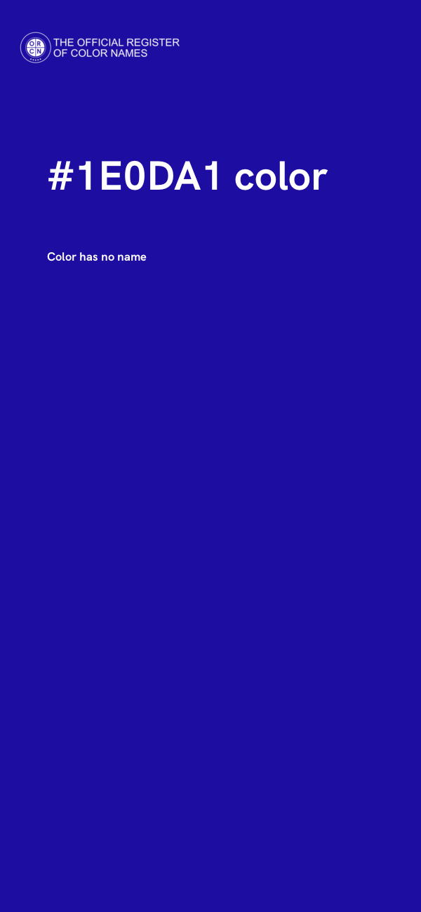 #1E0DA1 color image