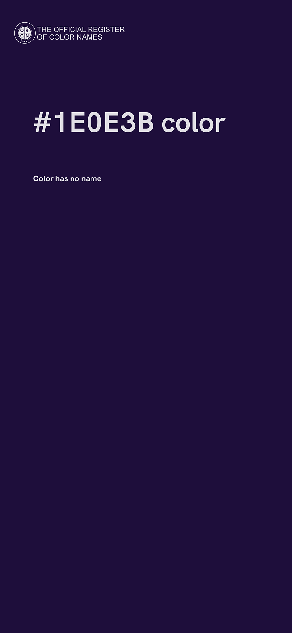 #1E0E3B color image