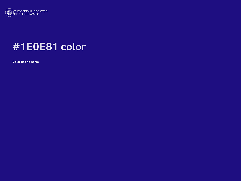 #1E0E81 color image