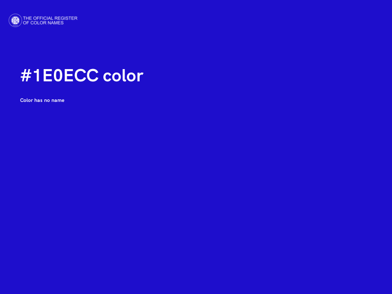 #1E0ECC color image