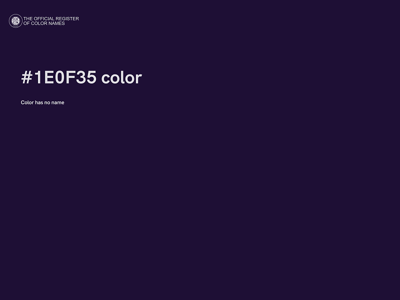 #1E0F35 color image