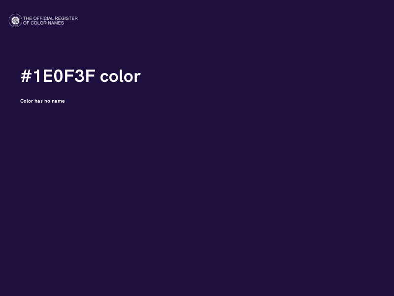 #1E0F3F color image