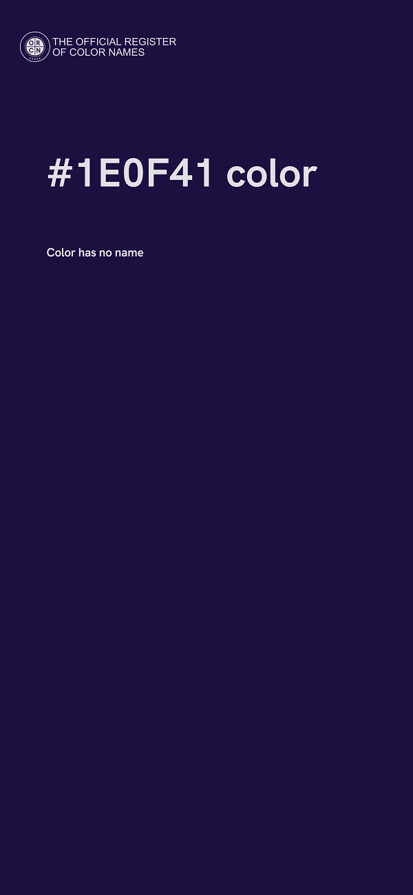 #1E0F41 color image