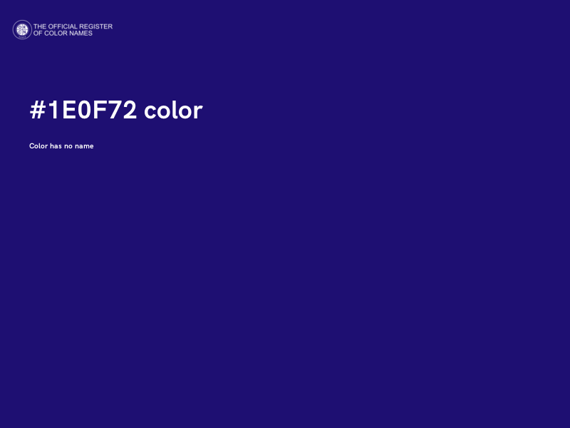 #1E0F72 color image