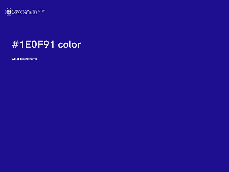 #1E0F91 color image
