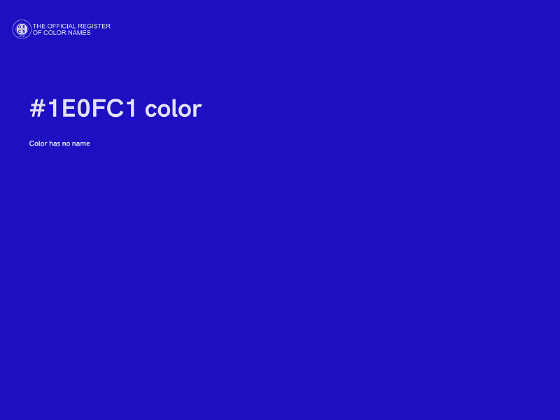 #1E0FC1 color image