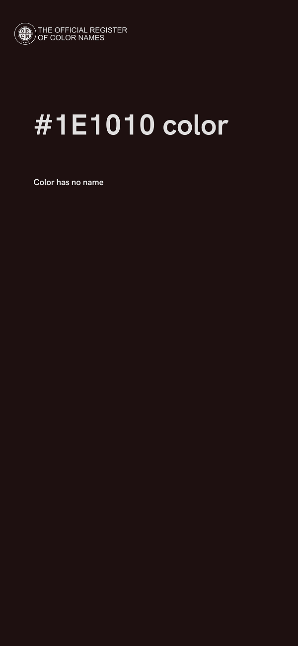 #1E1010 color image