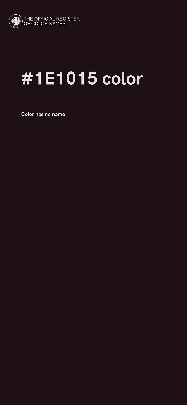 #1E1015 color image