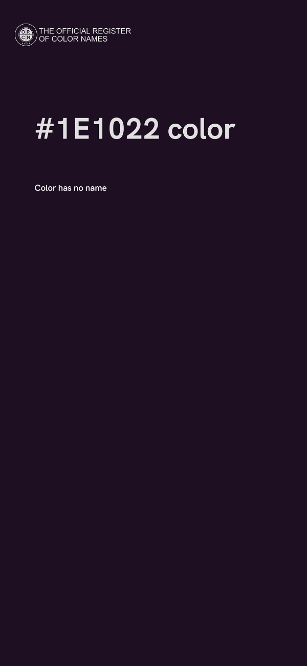 #1E1022 color image
