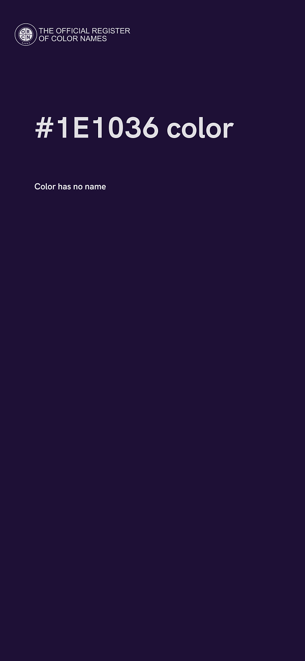 #1E1036 color image
