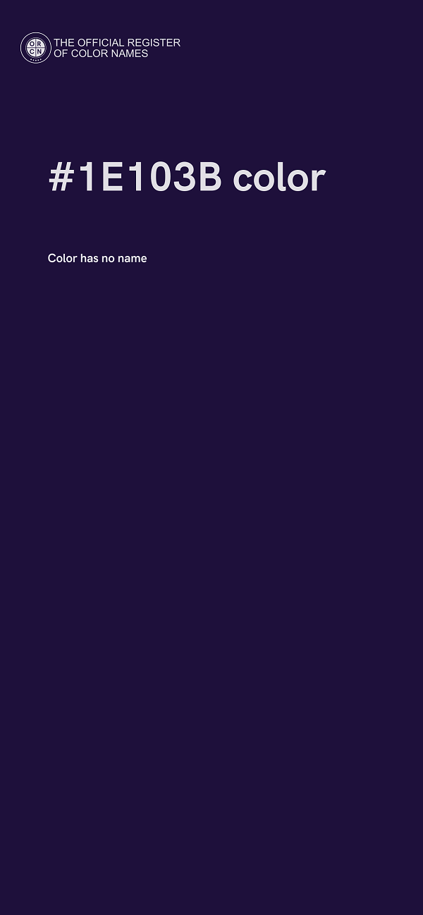 #1E103B color image