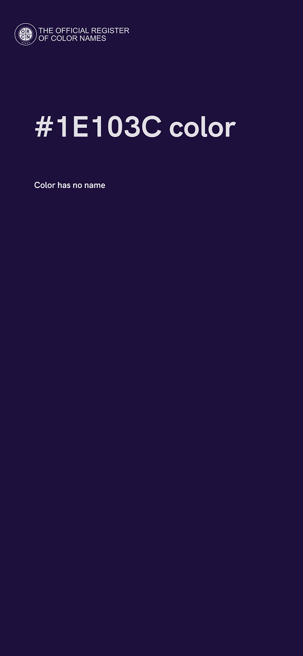 #1E103C color image