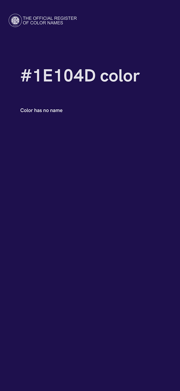 #1E104D color image