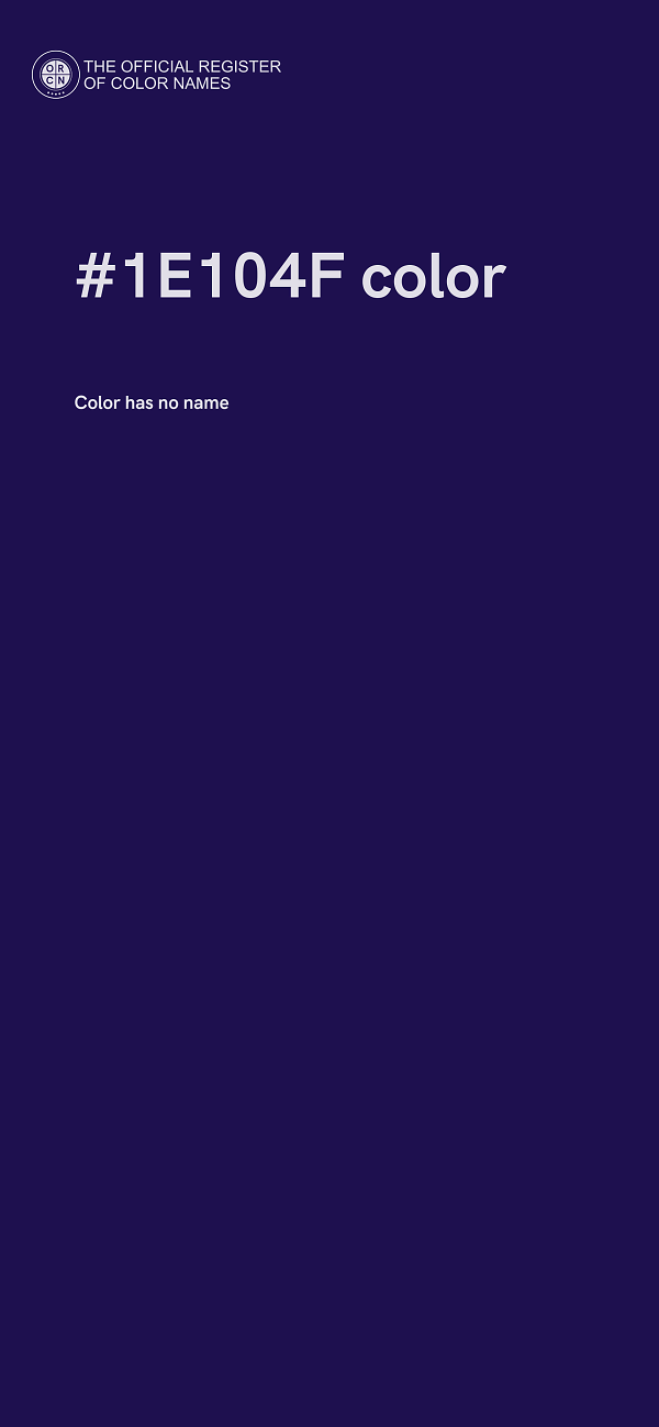 #1E104F color image