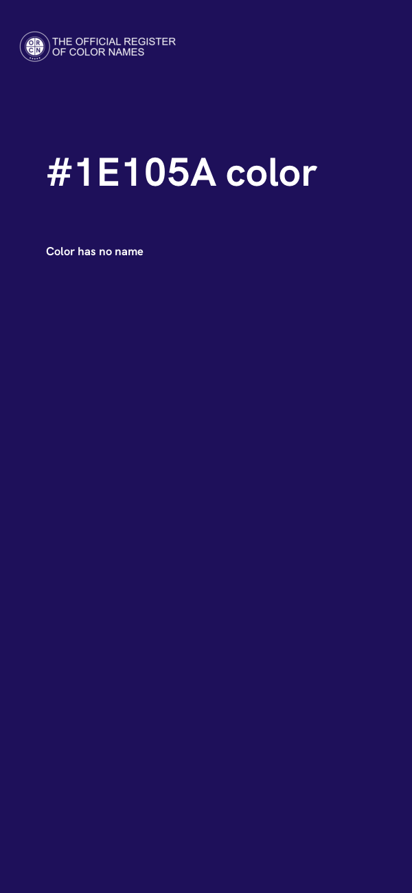 #1E105A color image