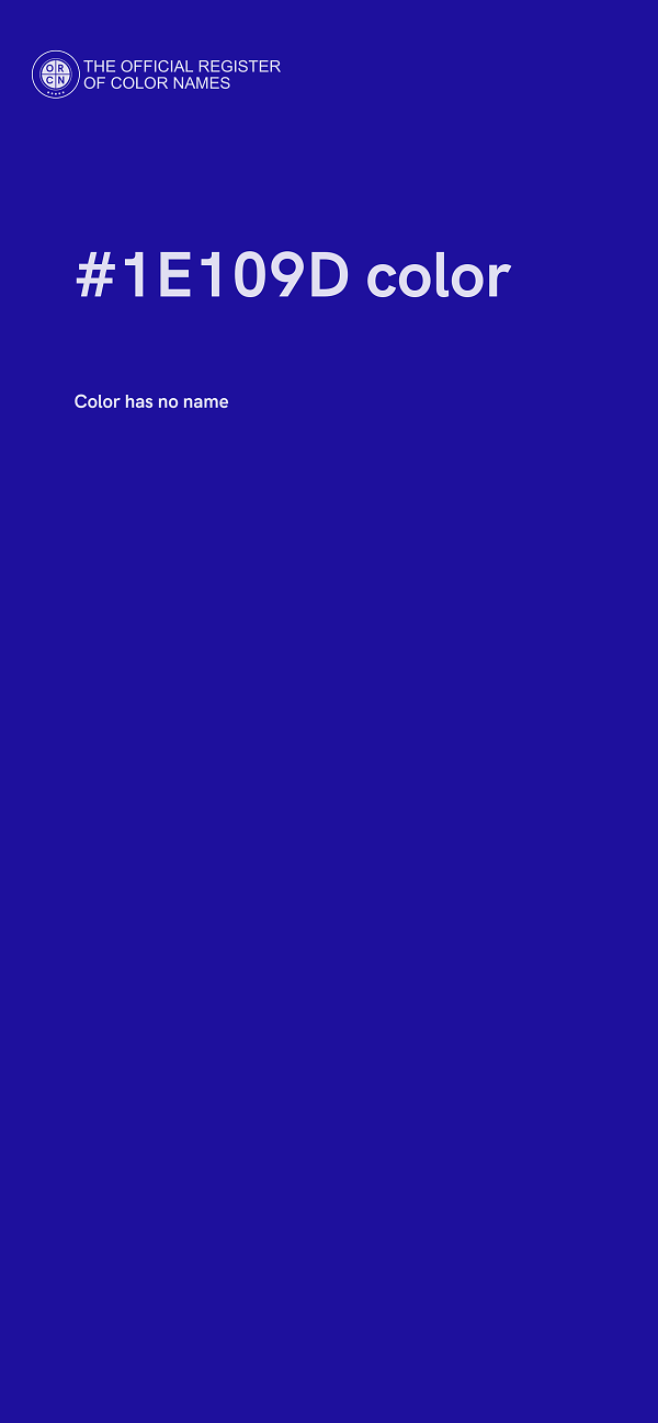 #1E109D color image