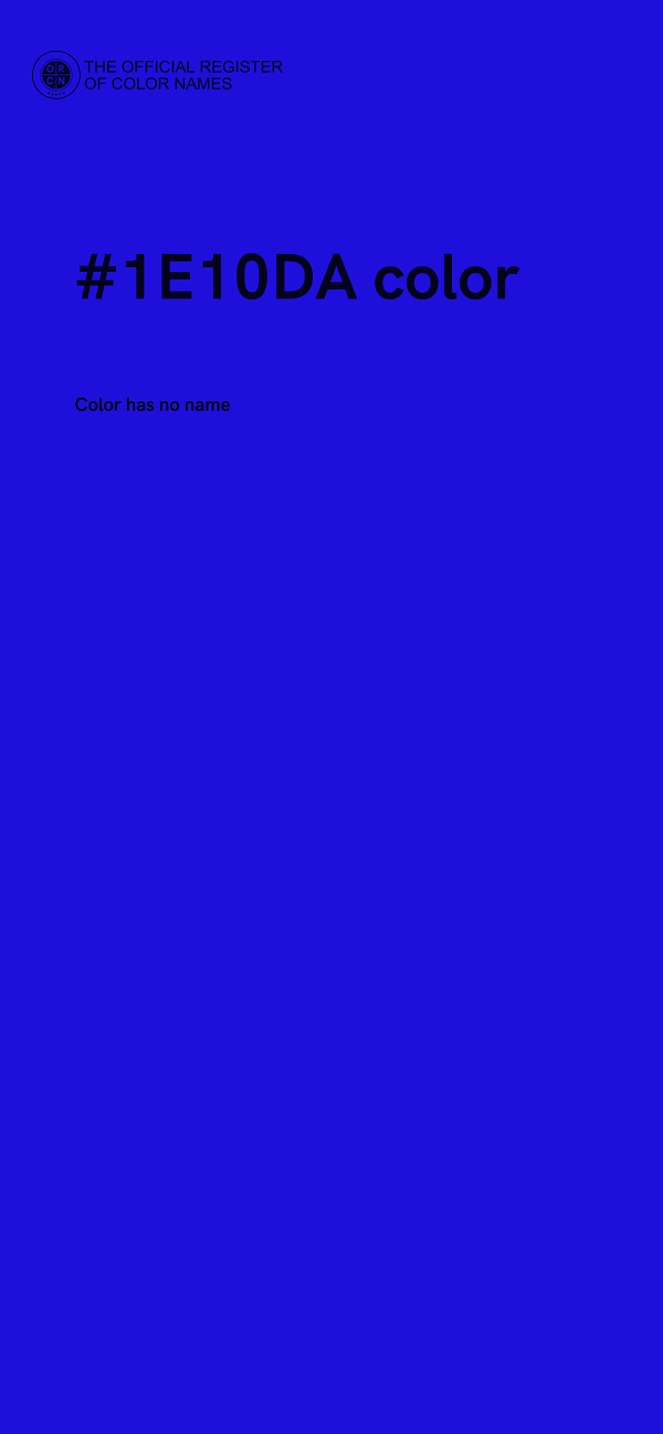 #1E10DA color image