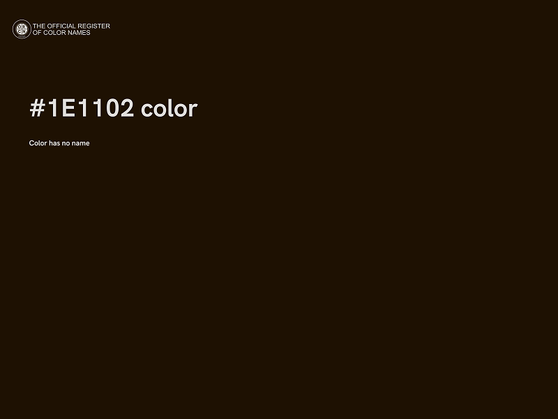 #1E1102 color image