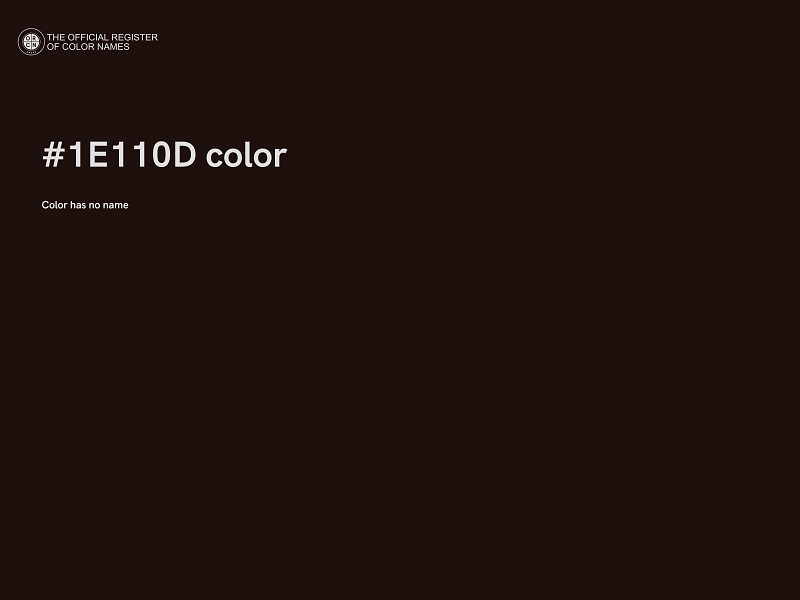 #1E110D color image