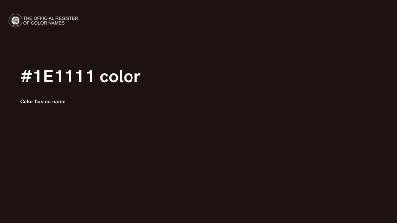#1E1111 color image