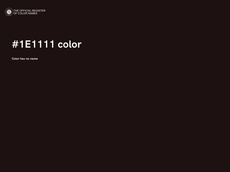 #1E1111 color image
