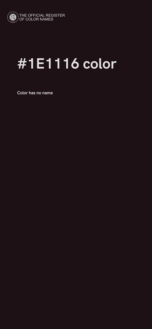 #1E1116 color image