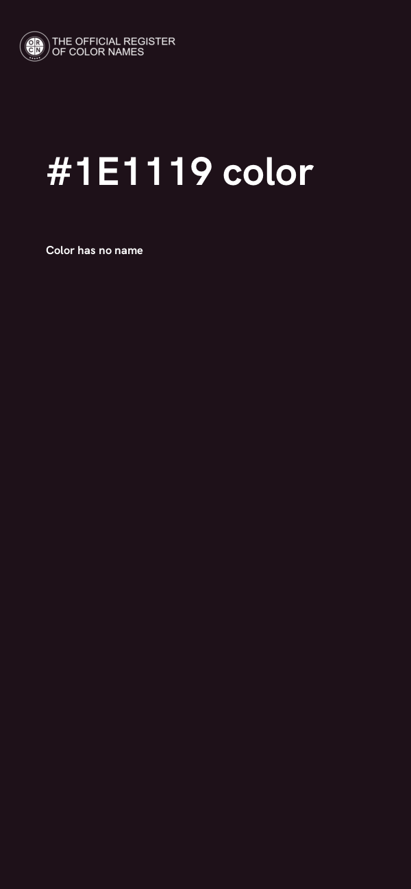 #1E1119 color image