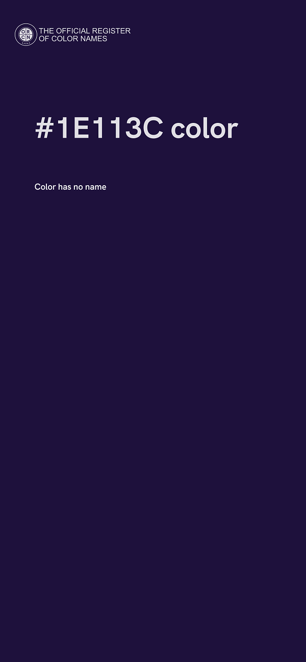 #1E113C color image