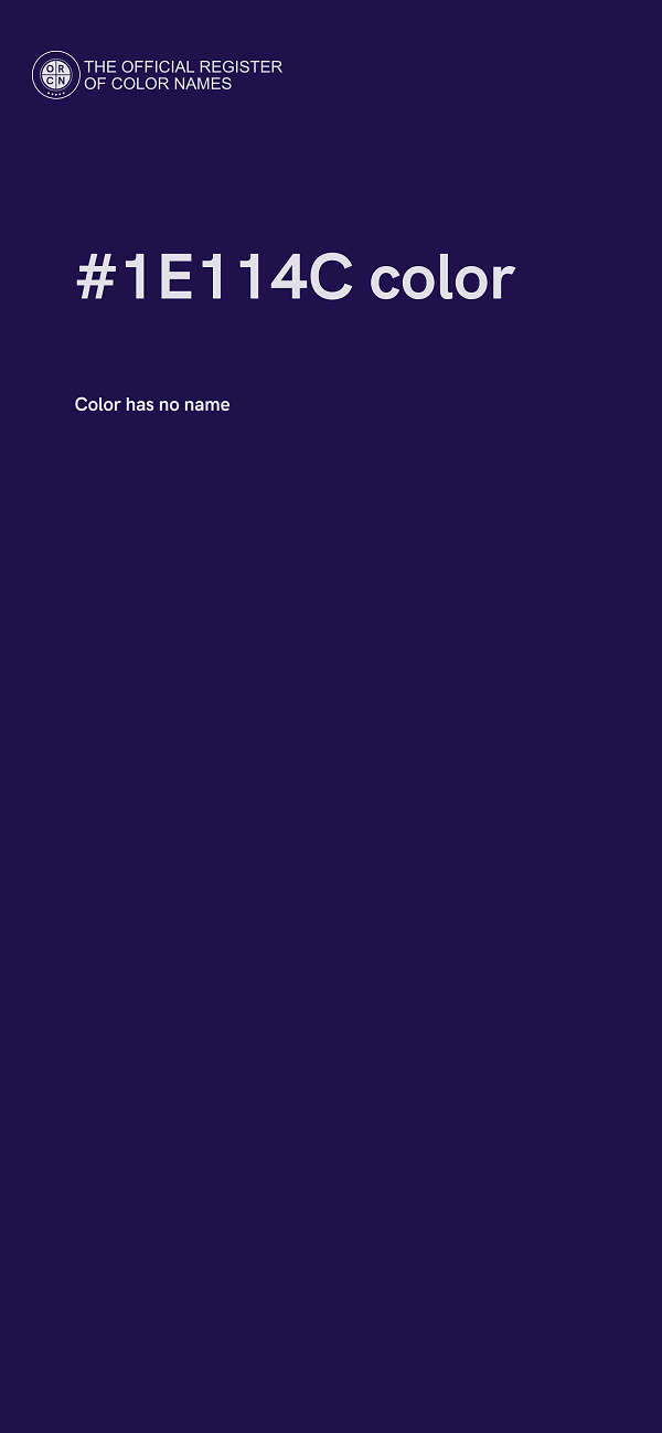 #1E114C color image