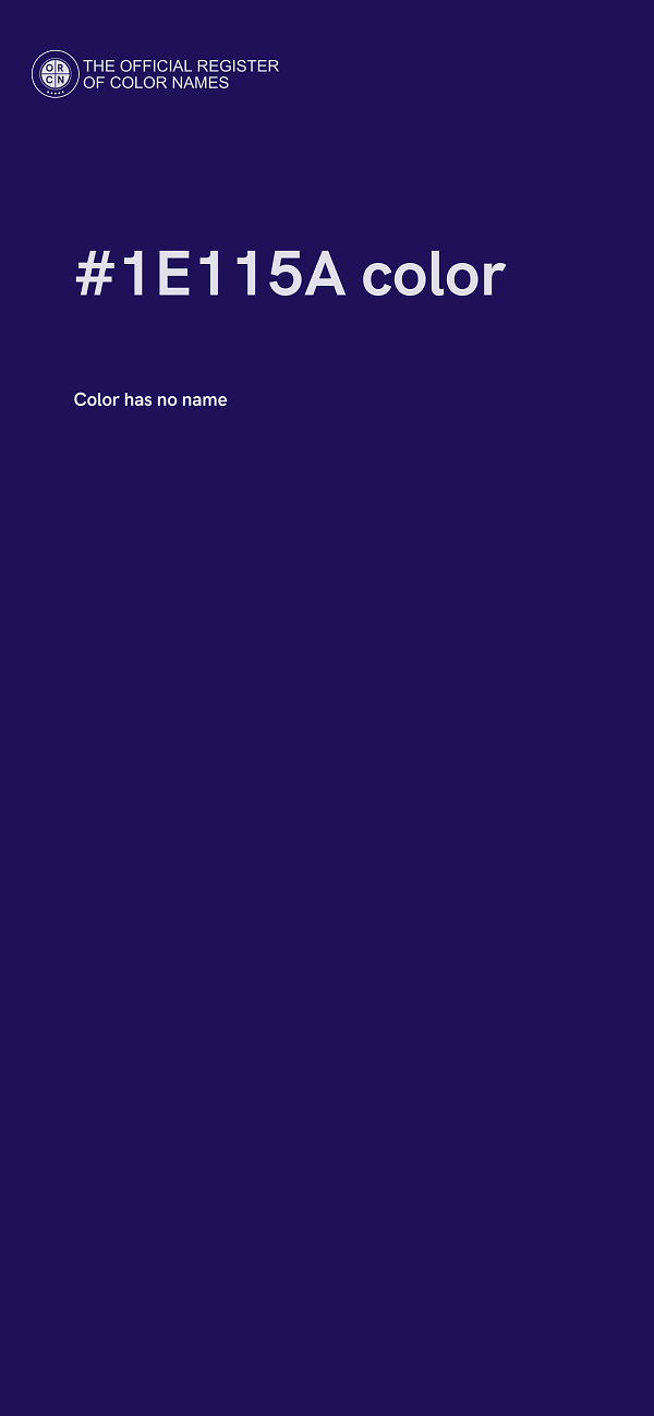 #1E115A color image