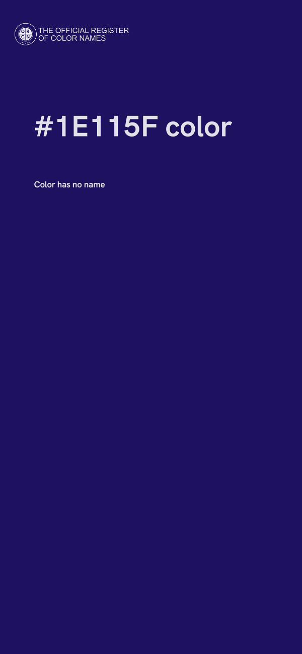 #1E115F color image