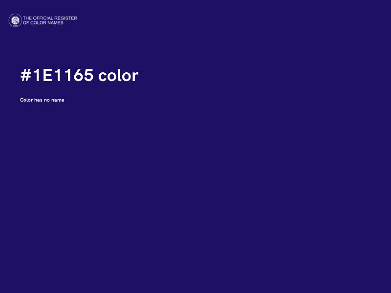 #1E1165 color image