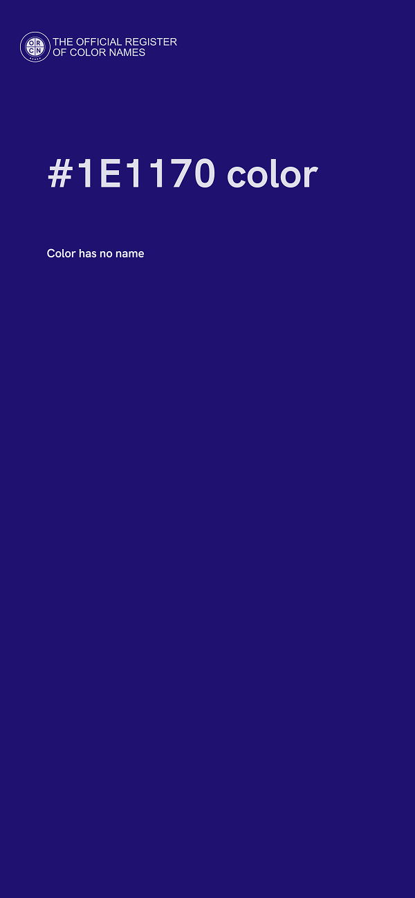 #1E1170 color image