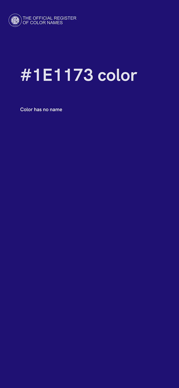 #1E1173 color image