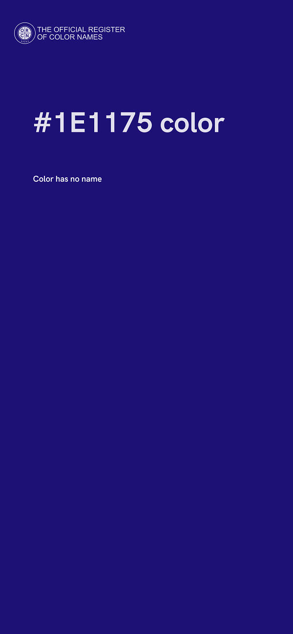 #1E1175 color image