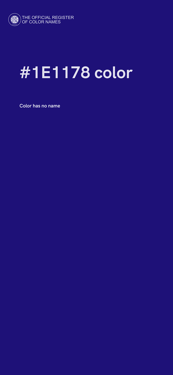 #1E1178 color image