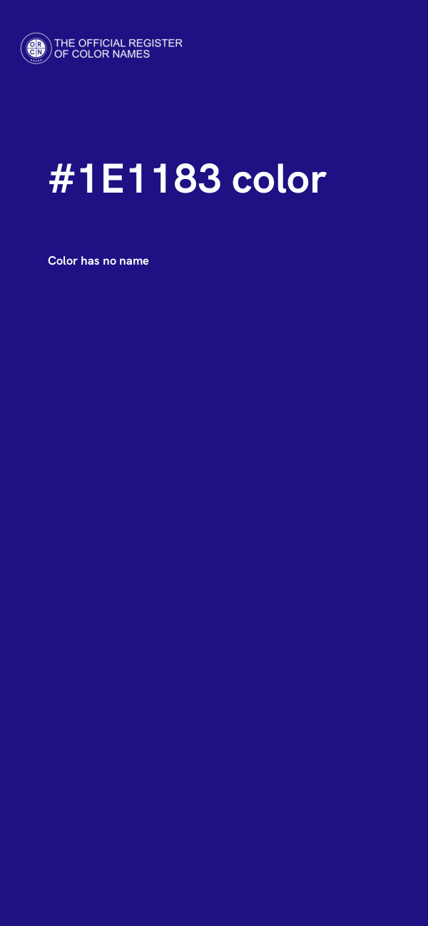 #1E1183 color image