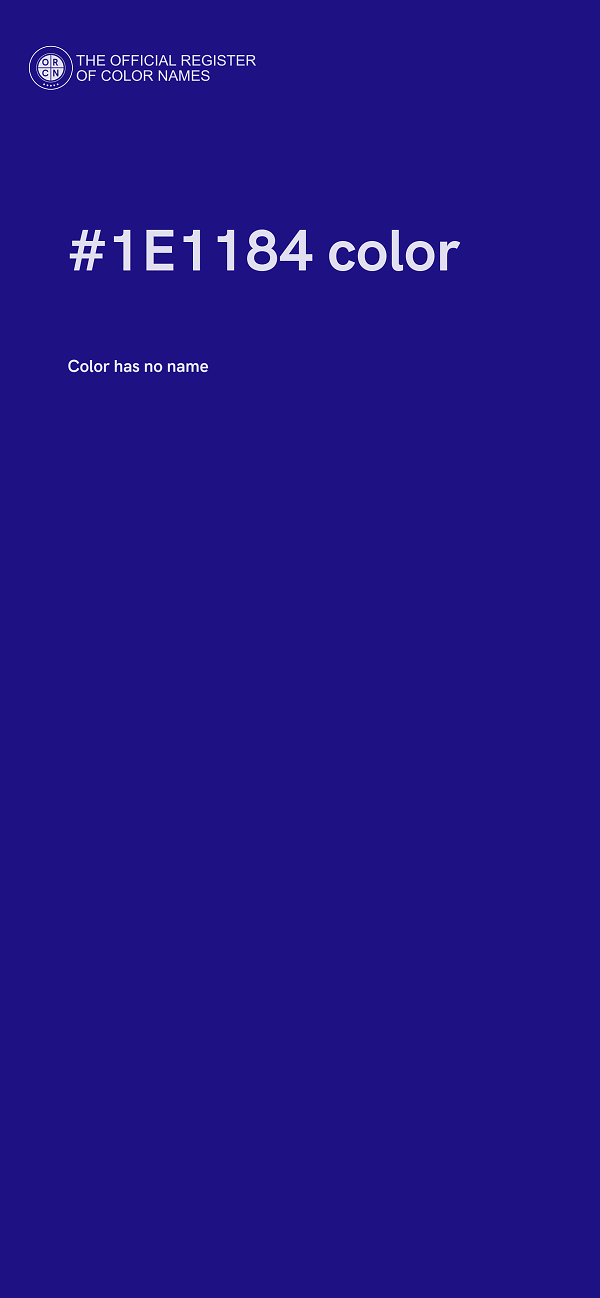 #1E1184 color image
