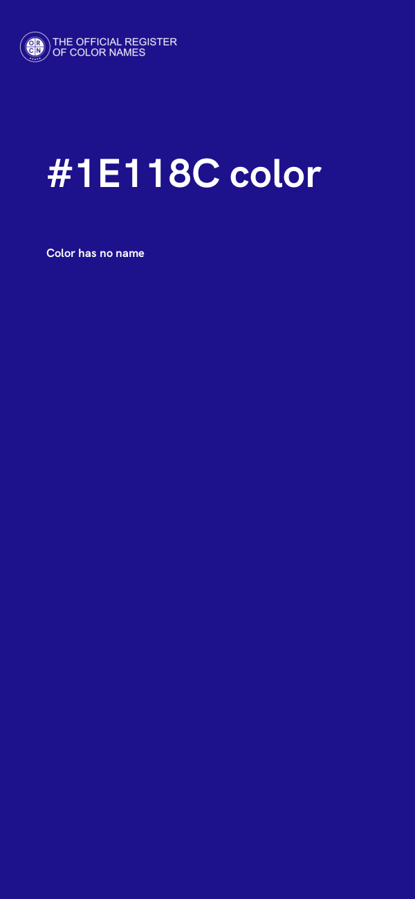 #1E118C color image
