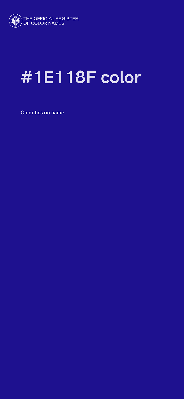 #1E118F color image