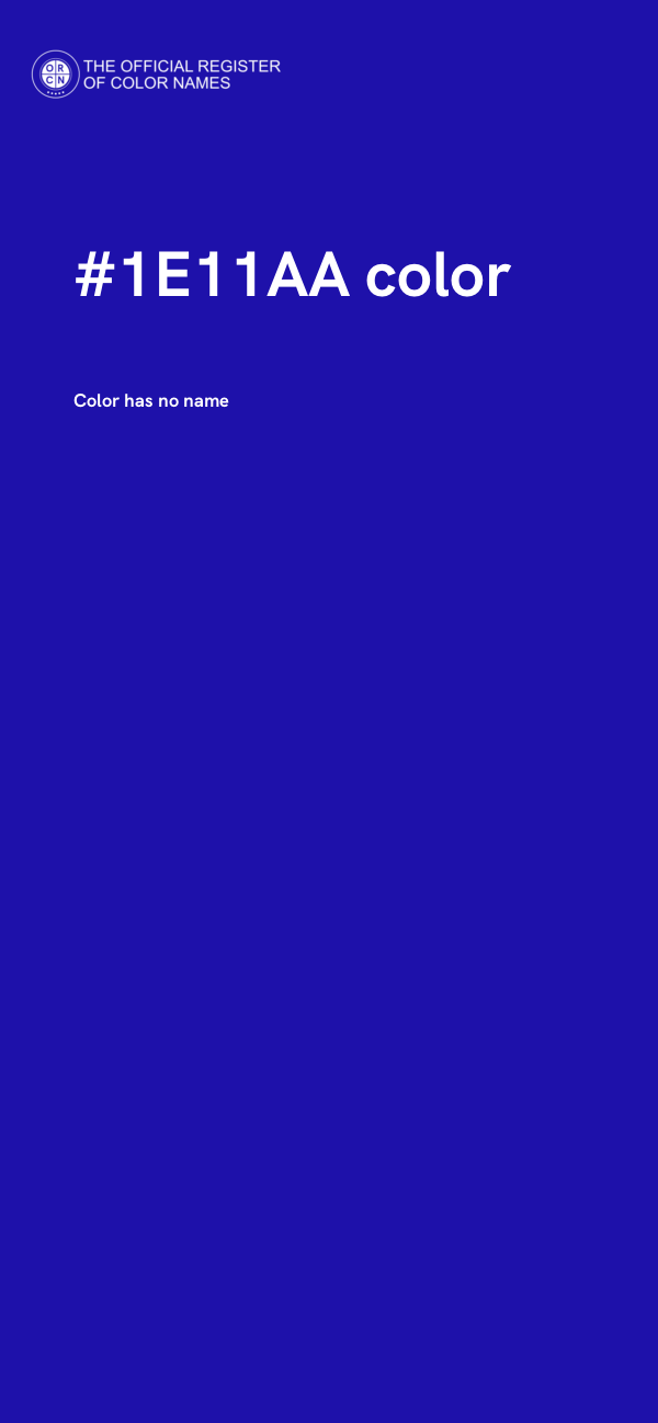 #1E11AA color image