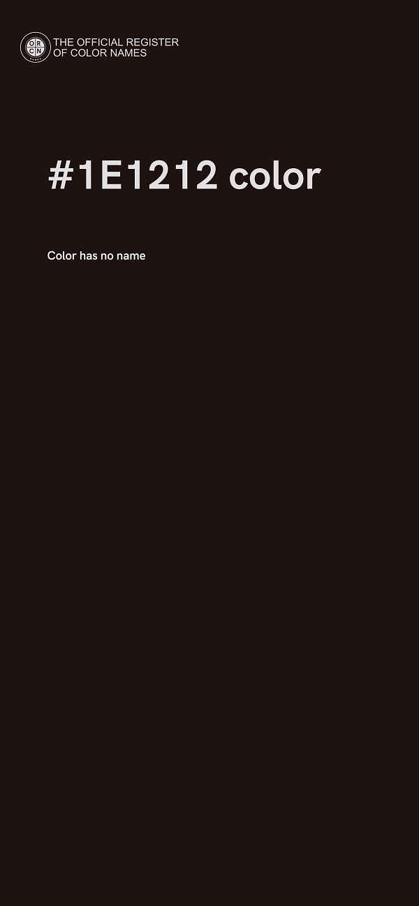 #1E1212 color image