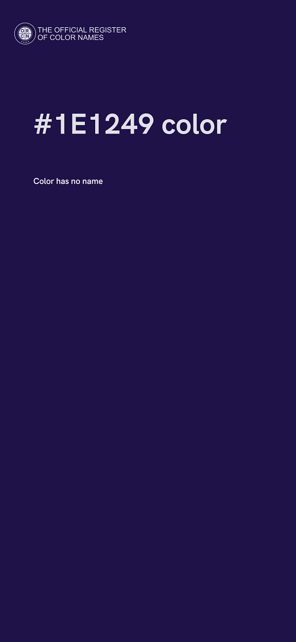 #1E1249 color image