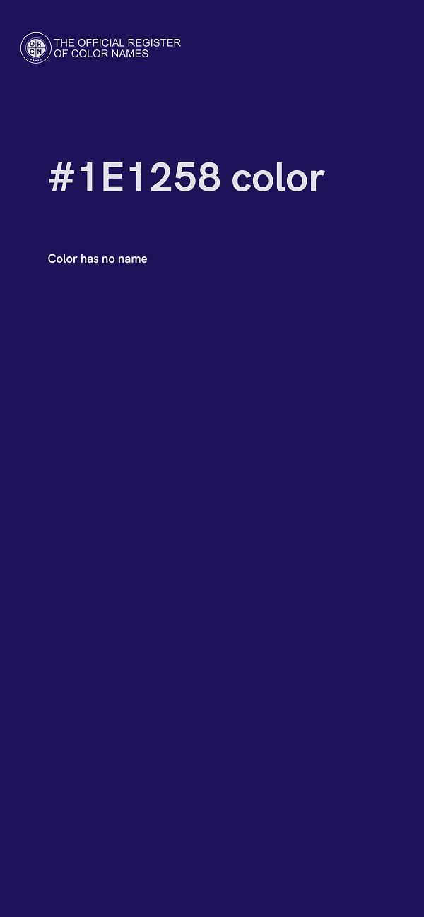 #1E1258 color image