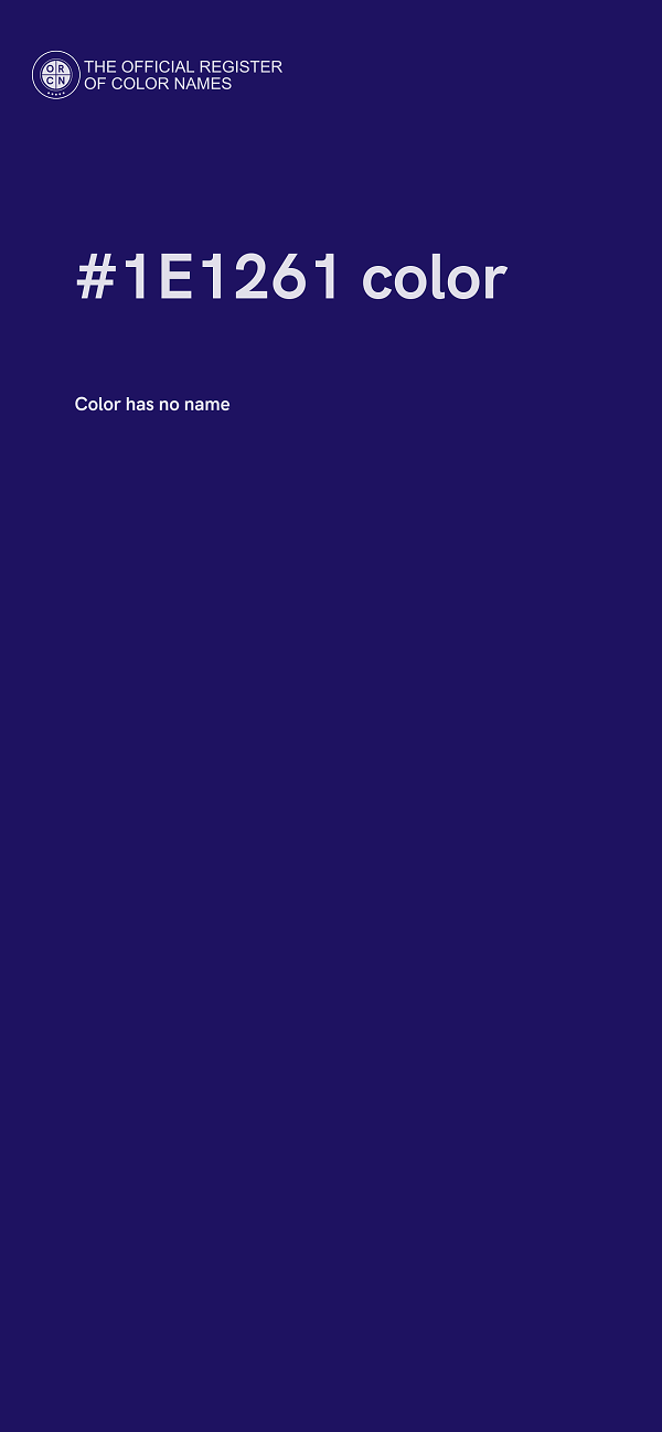 #1E1261 color image