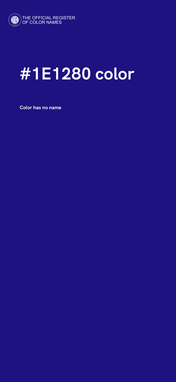 #1E1280 color image