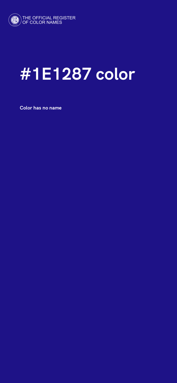 #1E1287 color image